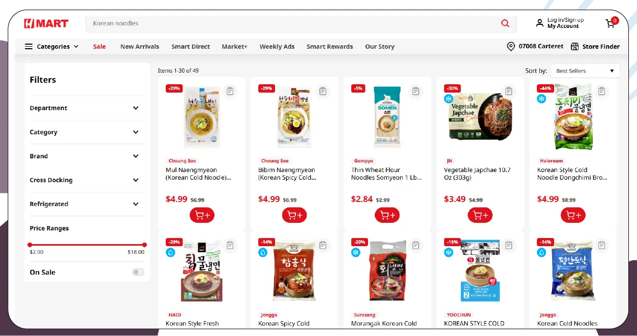 How Scraping Hmart Grocery Prices and Products Enables Smarter Competitive Strategy